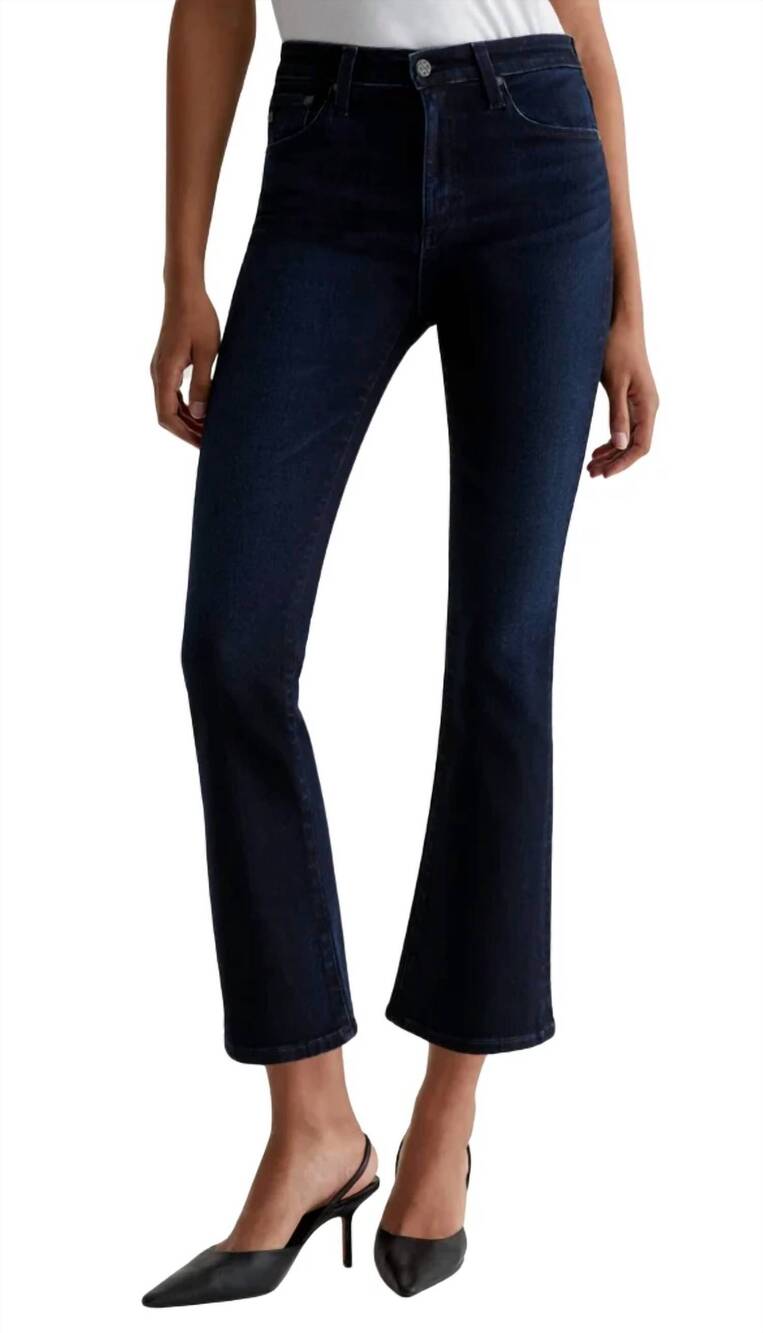 NEW AG JEANS farrah boot crop mid-rise jeans in 3 years burn